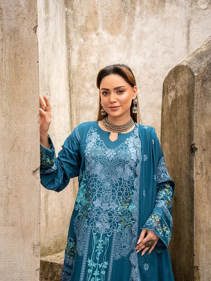 Rang-e-khaas by Feroza Embroidery Airjet Viscose | D-10