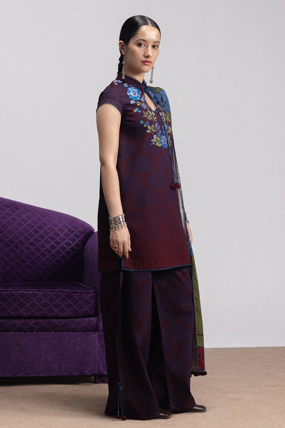 Mira-1B | Coco Prints by Zara Shahjahan Unstitched 3 Piece Linen