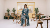 MIRAAS BY TAWAKKAL 3pcs Un-Stitched Emb Printed Staple- D-5933
