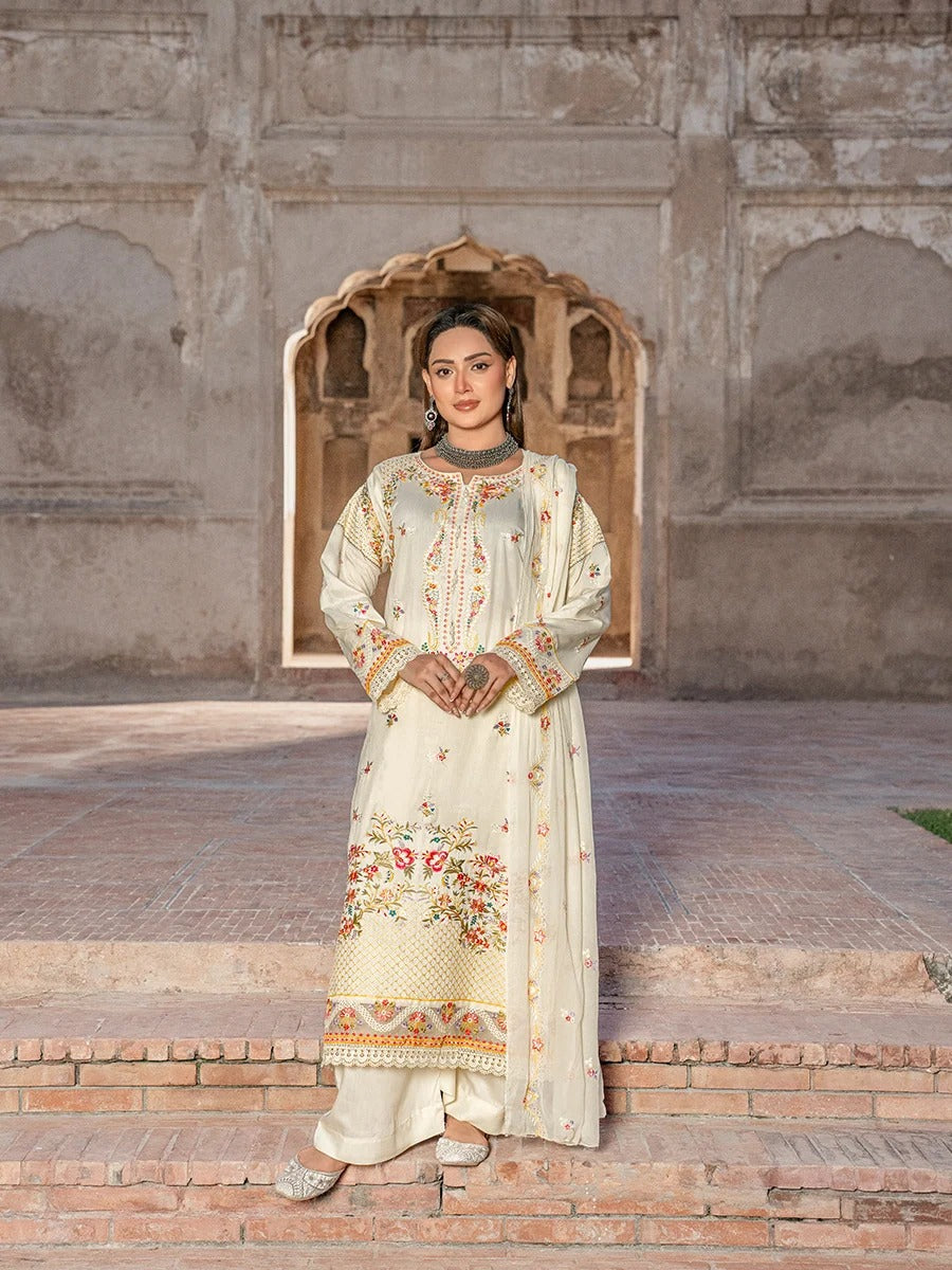 Rang-e-khaas by Feroza Embroidery Airjet Viscose | D-08