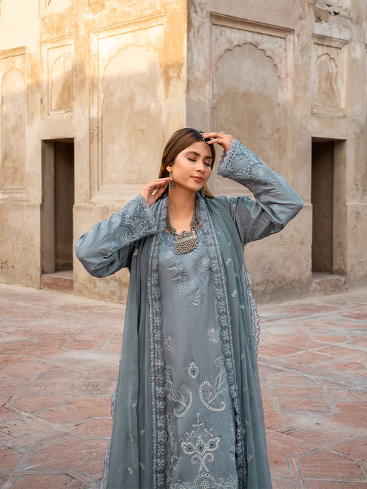 Rang-e-khaas by Feroza Embroidery Airjet Viscose | D-05