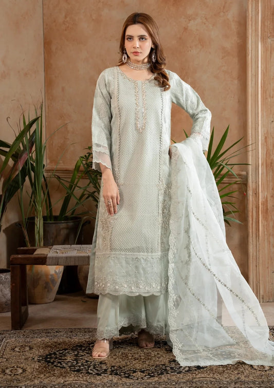 Manahils Festive/party wear collection | 182-Aqua