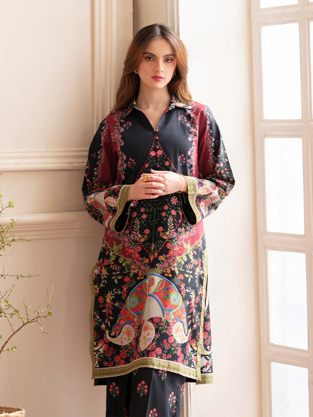 N - 08 | 2 PC LAWN- Noir Edit '26 By Mahnur