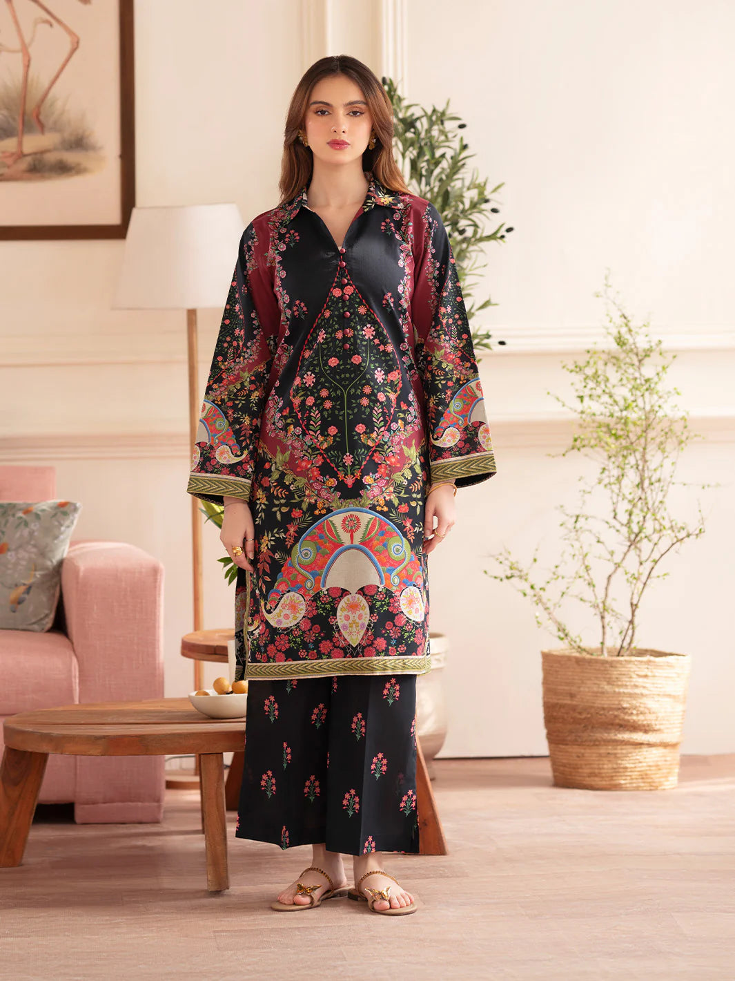 N - 08 | 2 PC LAWN- Noir Edit '26 By Mahnur