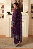 DASTAN  by Ramsha T-406 Luxury Chiffon Suit - Intricately Embroidered Formal Ensemble with Hand-Embellished Organza Neckline & Sequin Shawl (Unstitched 3-Piece)