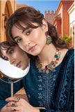 Bin Rashid Embroidered Peach Slub 3-Piece Suit | Kareena Party Wear RO-04