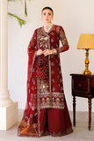 Ramsha H-504 – Luxury Organza Hand-Embellished & Embroidered 3-Piece Festive Ensemble