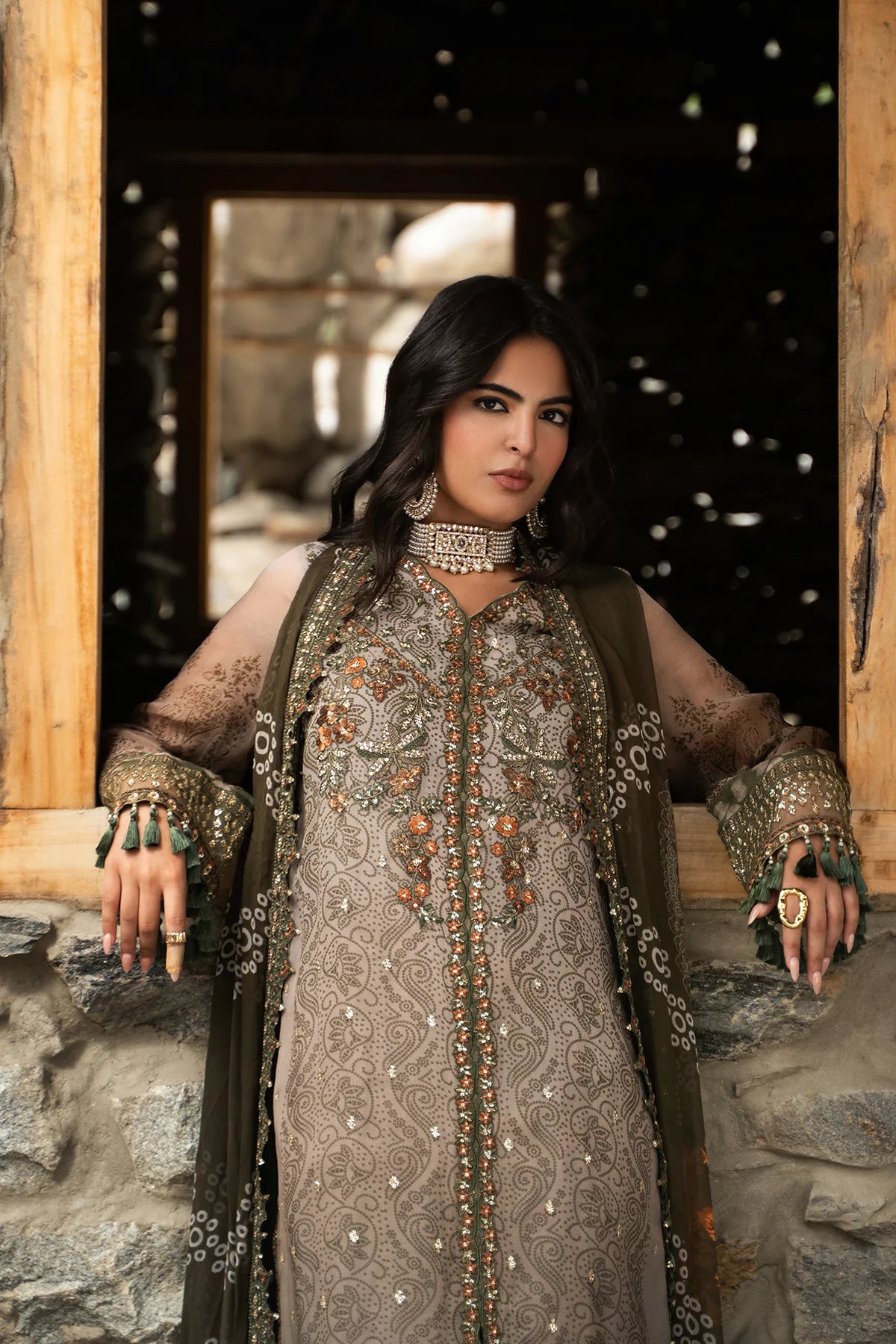 CHARIZMA Unstitched Embroidered Chiffon Collection VSLW6-13