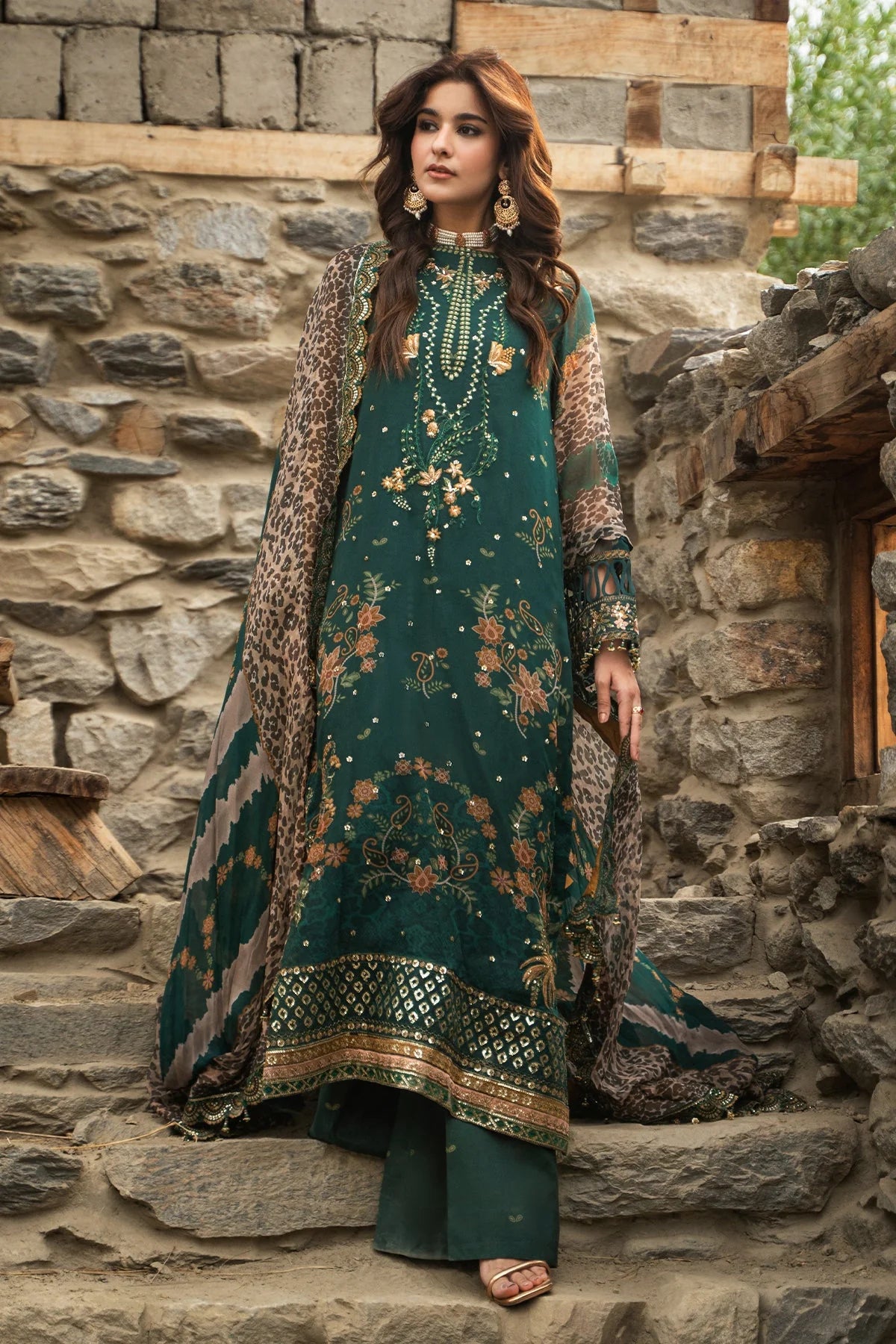 CHARIZMA Unstitched Embroidered Chiffon Collection VSLW6-18