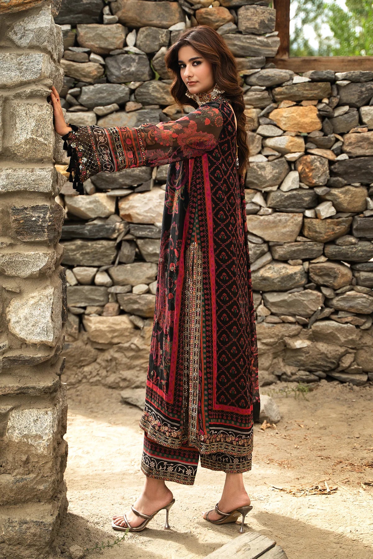 CHARIZMA Unstitched Embroidered Chiffon Collection VSLW6-16