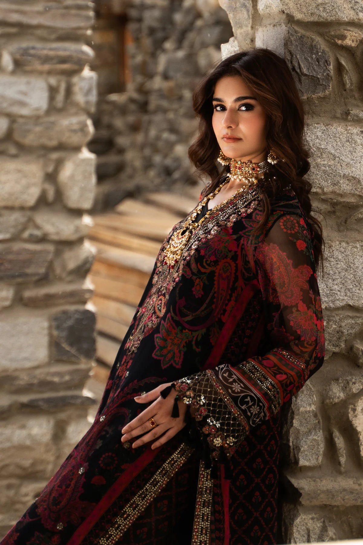 CHARIZMA Unstitched Embroidered Chiffon Collection VSLW6-16