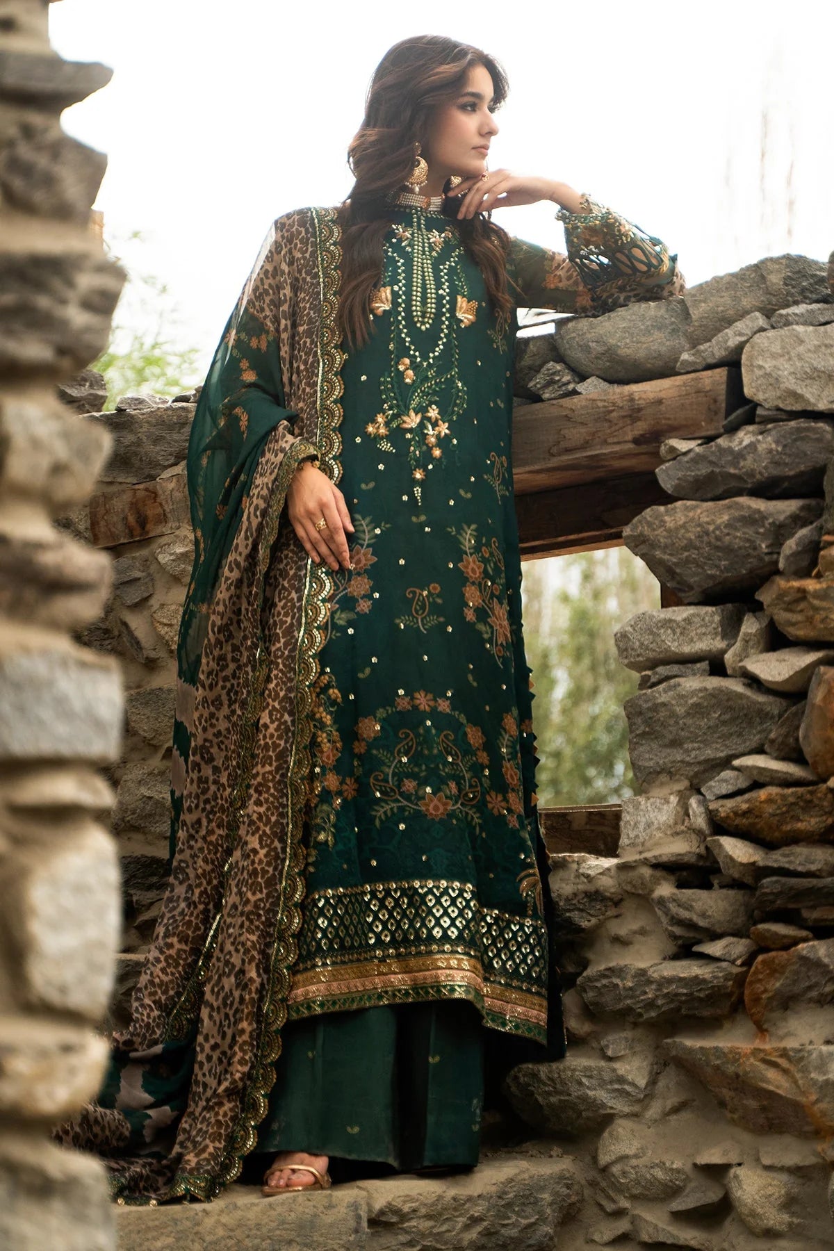 CHARIZMA Unstitched Embroidered Chiffon Collection VSLW6-18