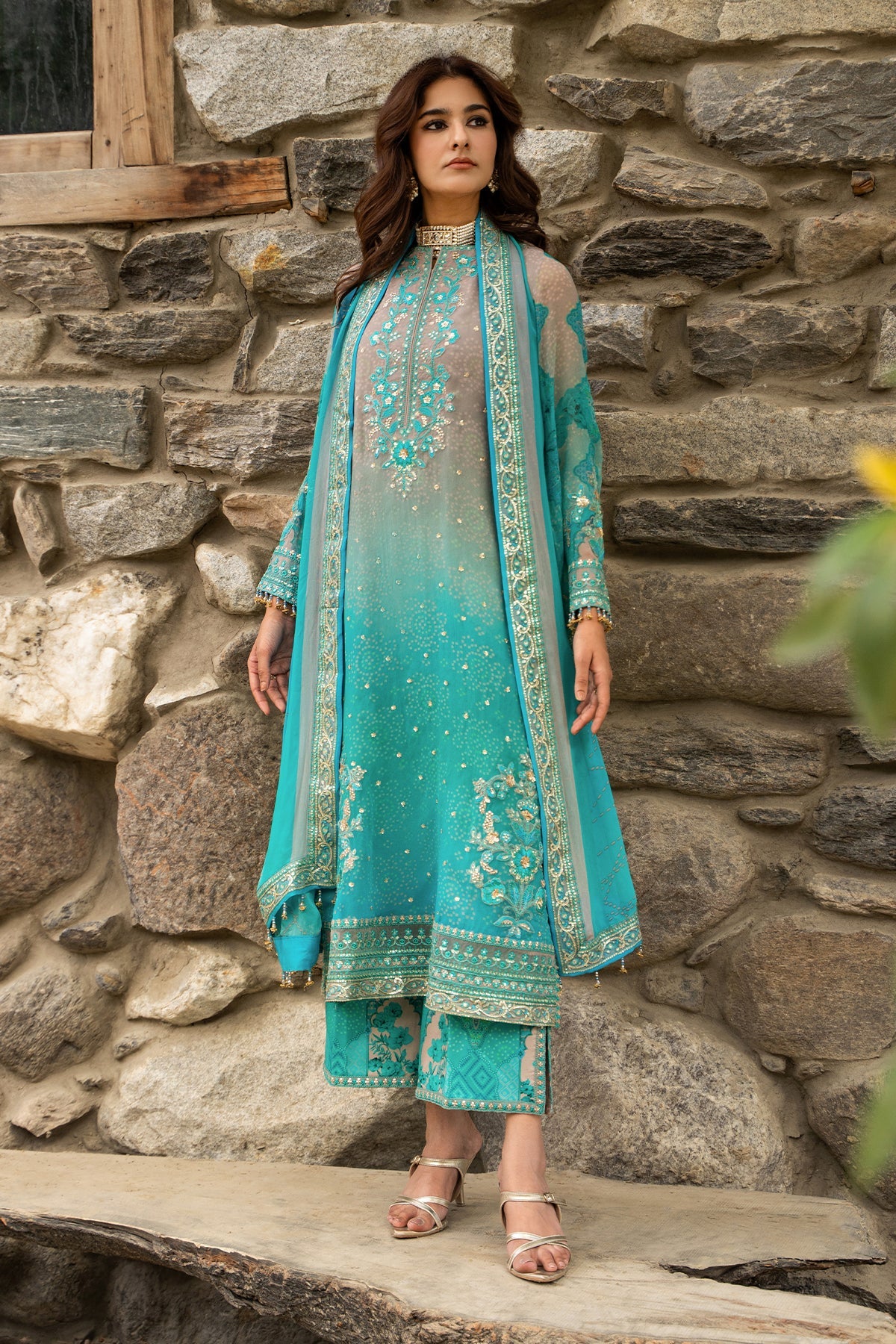 CHARIZMA Unstitched Embroidered Chiffon Collection VSLW6-17