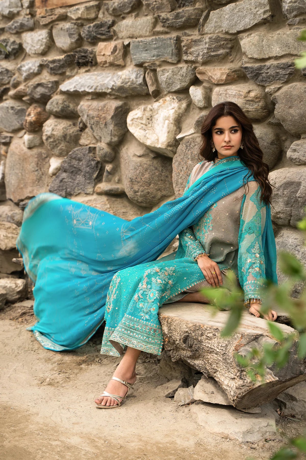 CHARIZMA Unstitched Embroidered Chiffon Collection VSLW6-17