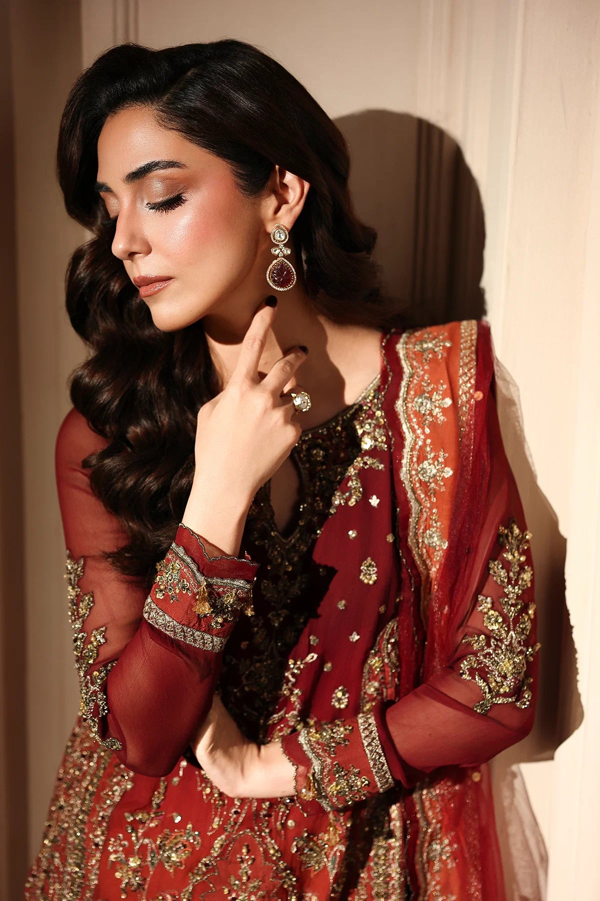 Charizma Dastan-e-Jashan Luxury Chiffon Unstitched 3Pc Suit DJW6-08